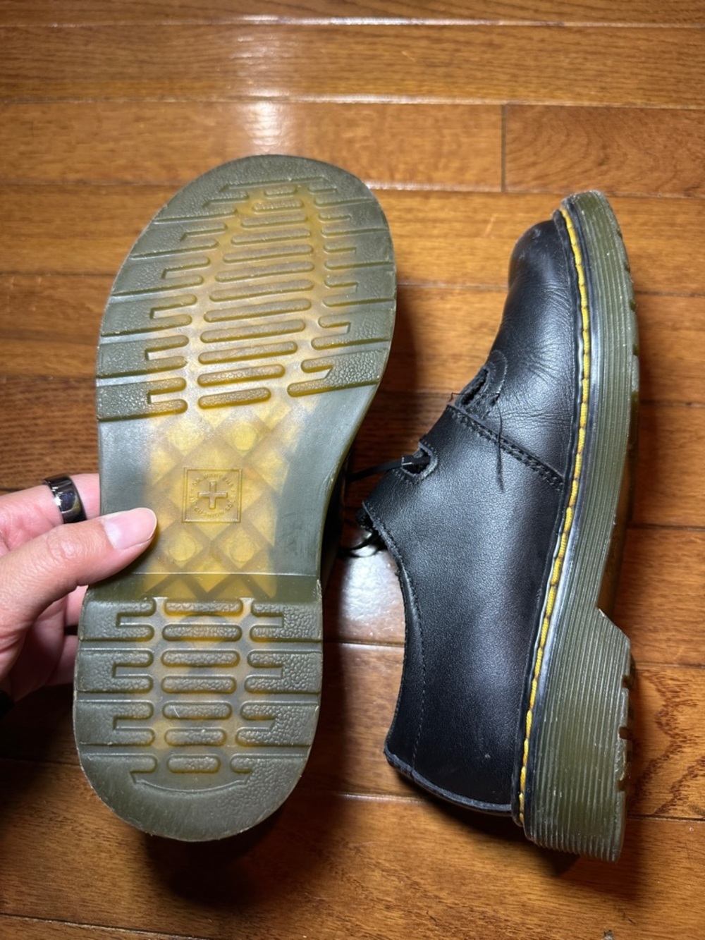 Dr. Martens Black Double-Buckle Mary Jane Shoes Kids US 2 - Picture 7 of 12